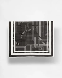 Graphic Stitch Square Scarf