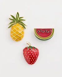 Fruit Brooch Set