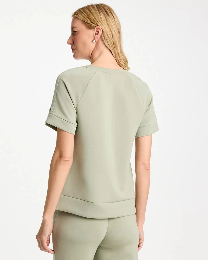 Zenergy® Soft Short-Sleeve Grommet Top