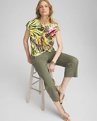 Palms Inverted Knot Front Tee