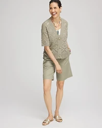 Short Button-down Cardigan