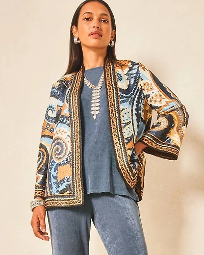 Travelers™ Collection Paisley Crushed Jacket