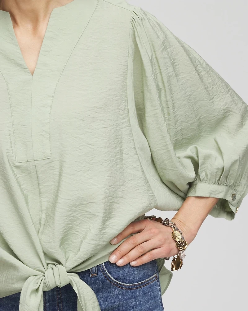 Tie-Front Blouse