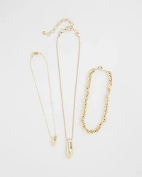Convertible Three-Strand Pendant Necklace