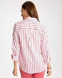 No Iron Stretch Striped Shirt