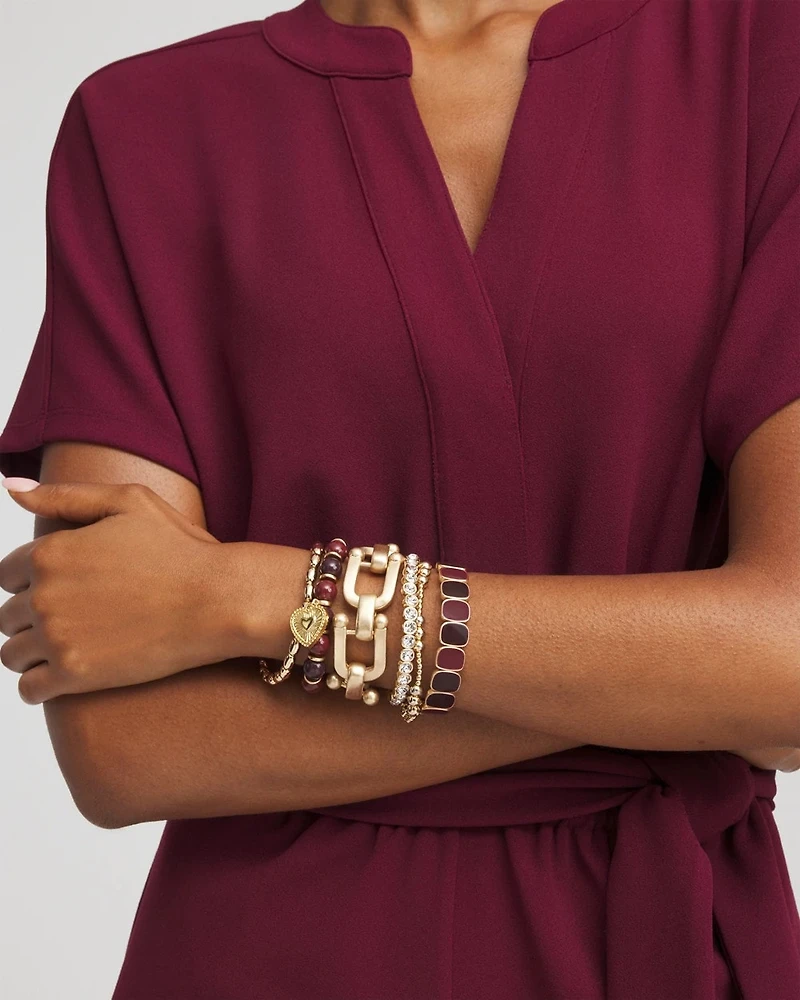 Chianti Square Stretch Bracelet