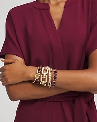 Chianti Square Stretch Bracelet
