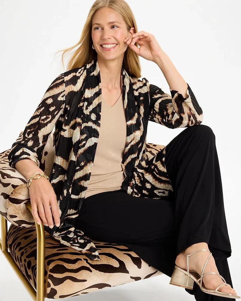 Travelers™ Safari Wheat Mesh Cardigan