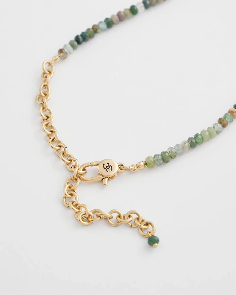 Genuine Agate Stone Necklace