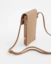 Leather Cross Body Phone Holder Bag