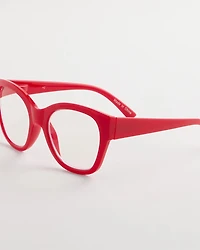 Large Red Cateye Readers