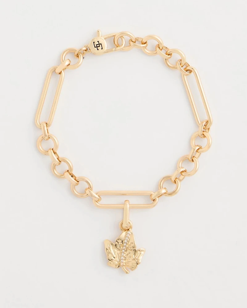 Gold Leaf Charm
