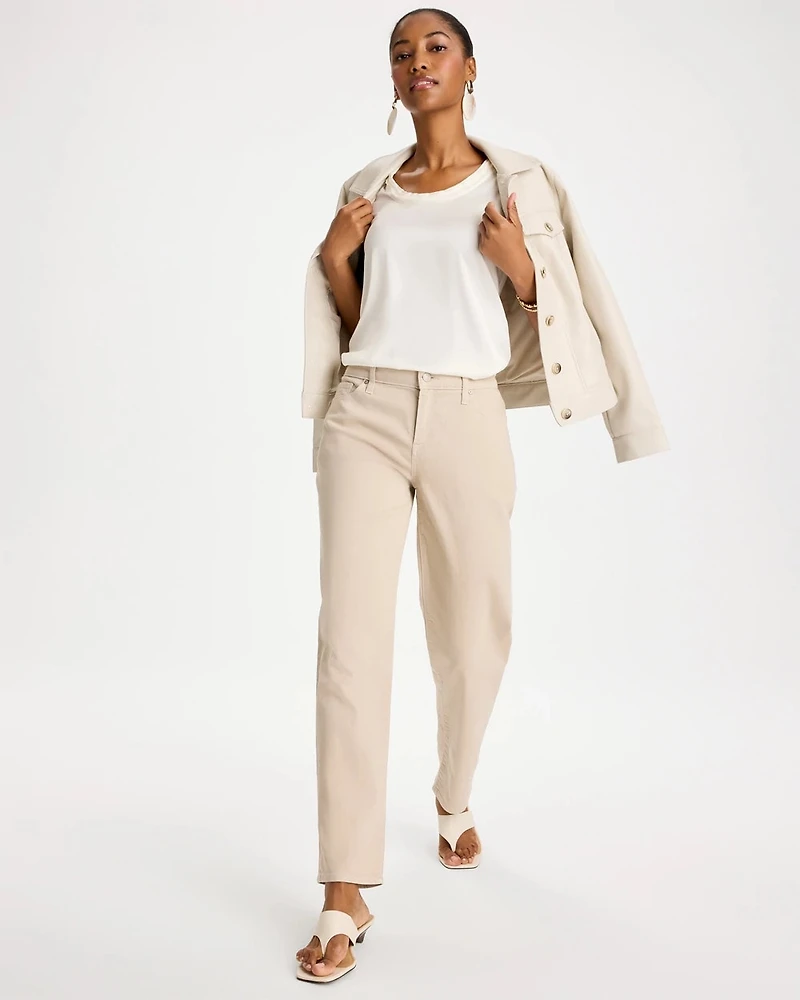 Boyfriend Relaxed Crop Jeans