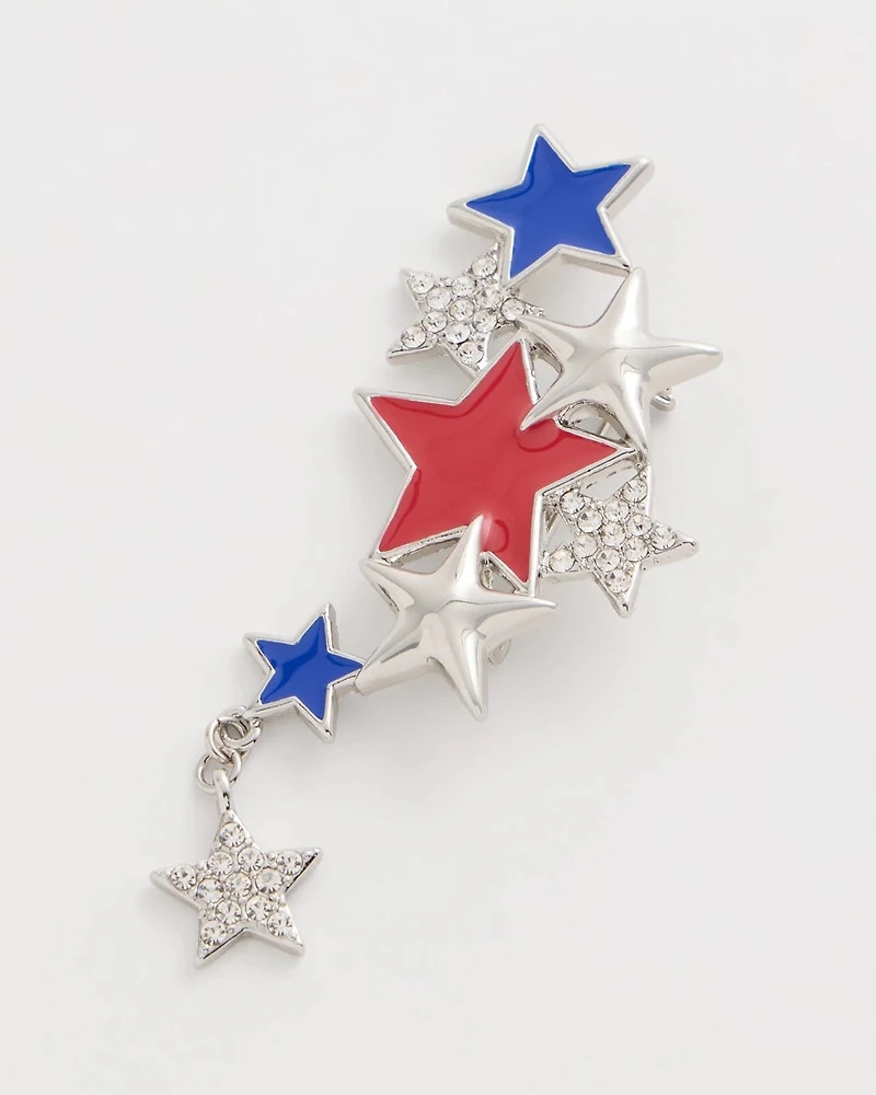 Americana Star Brooch