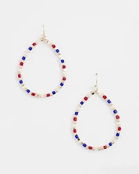 No Droop® Red White & Blue Earrings