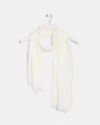 Textured Palms Oblong Scarf