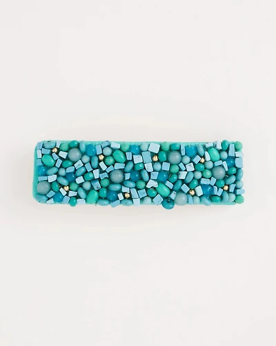 Genuine Stone Beaded Hair Clip
