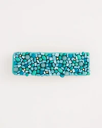 Genuine Stone Beaded Hair Clip