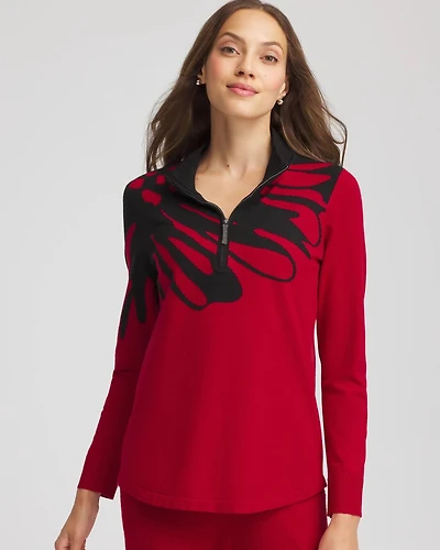 Zenergy® Luxe Printed Pullover Top