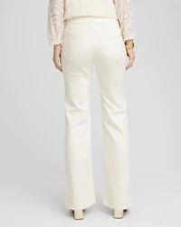 Petite Girlfriend Flared Leg Jeans