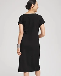 Dolman-Sleeved Side-Tie Dress