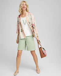 Denim Trouser Shorts