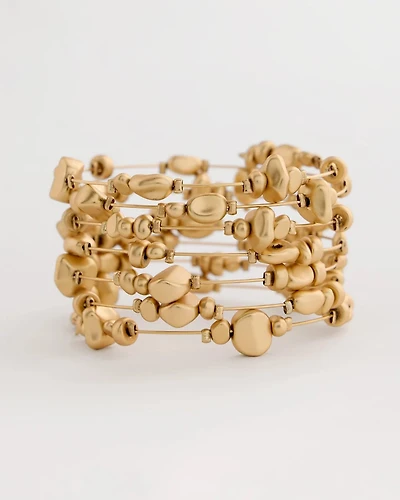 Goldtone Coil Bracelet