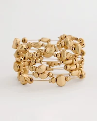 Goldtone Coil Bracelet