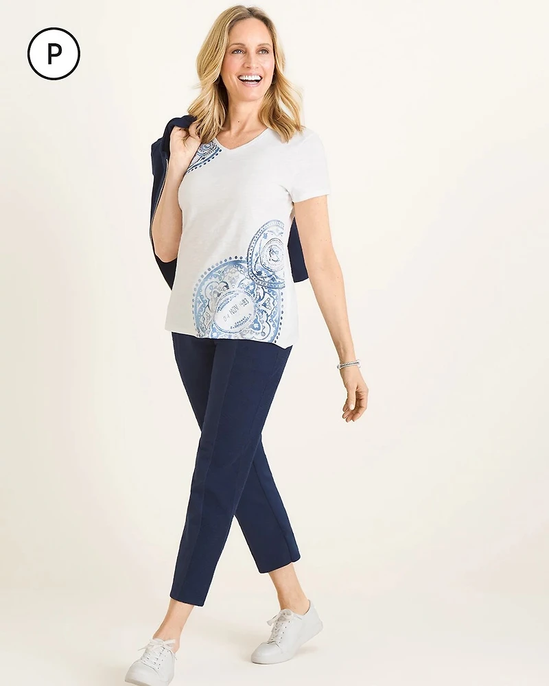 Zenergy Stamp-Print Tee