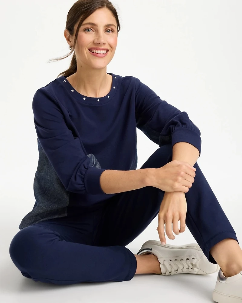 Zenergy® French Terry Pullover