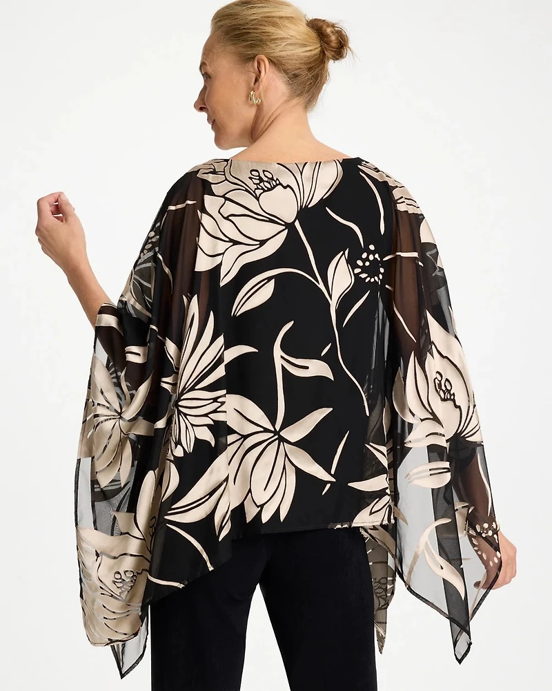 Travelers™ Burnout Floral Chiffon Top