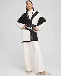 Reversible Colorblock Ruana