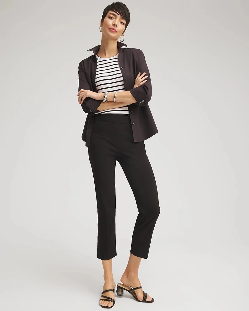 Brigitte™ Pull-On Slim Cropped Pants