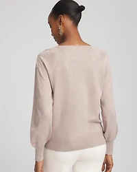 Embroidered Pull-Over Boatneck Sweater
