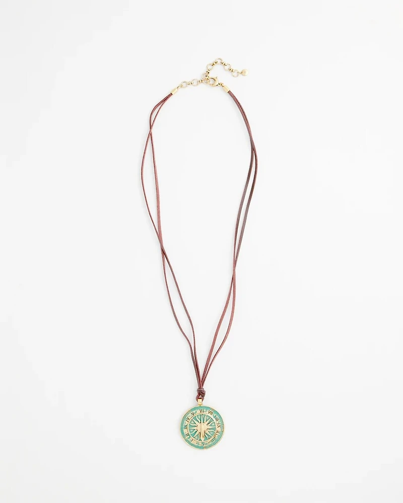 Sundial Medallion Pendant