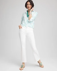 No Iron™ Sateen Bubble Print Shirt