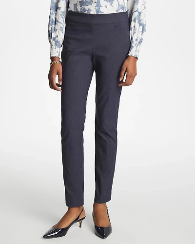 Indigo Brigitte™ Slim Pull-On Ankle Pants