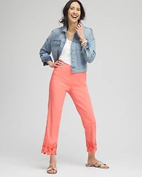 Brigitte™ Cutout Pull-On Cropped Pants