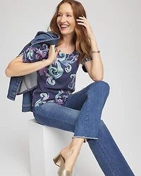 Tulip Sleeve Pima Tee