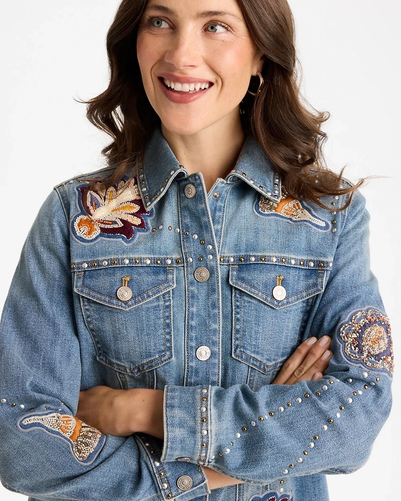 Embellished Denim Jacket