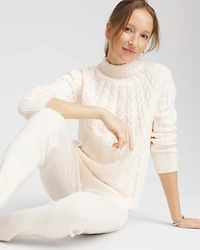 Zenergy® Luxe Cable Sweater