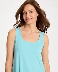 Ponte Seamed Maxi Dress