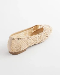 Cora Raffia Flats