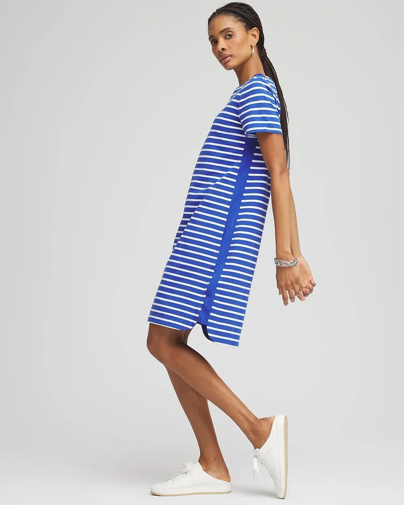 Zenergy® UPF Lace-Up Stripe Dress