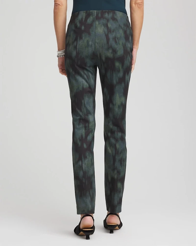 Brinkly Blur Juliet Slim Ankle Pants