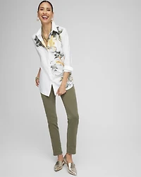 Petite Girlfriend Slim Ankle Jeans