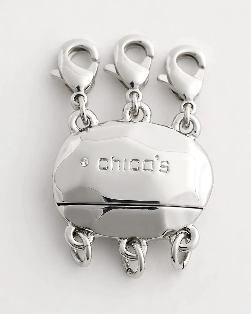 Silvertone Lobster-Claw Necklace Converter