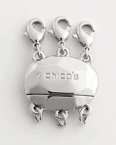 Silvertone Lobster-Claw Necklace Converter