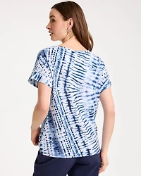 Zenergy® Tie-Dye Drop Shoulder Tee