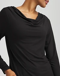 Cowlneck Long-Sleeved Tee